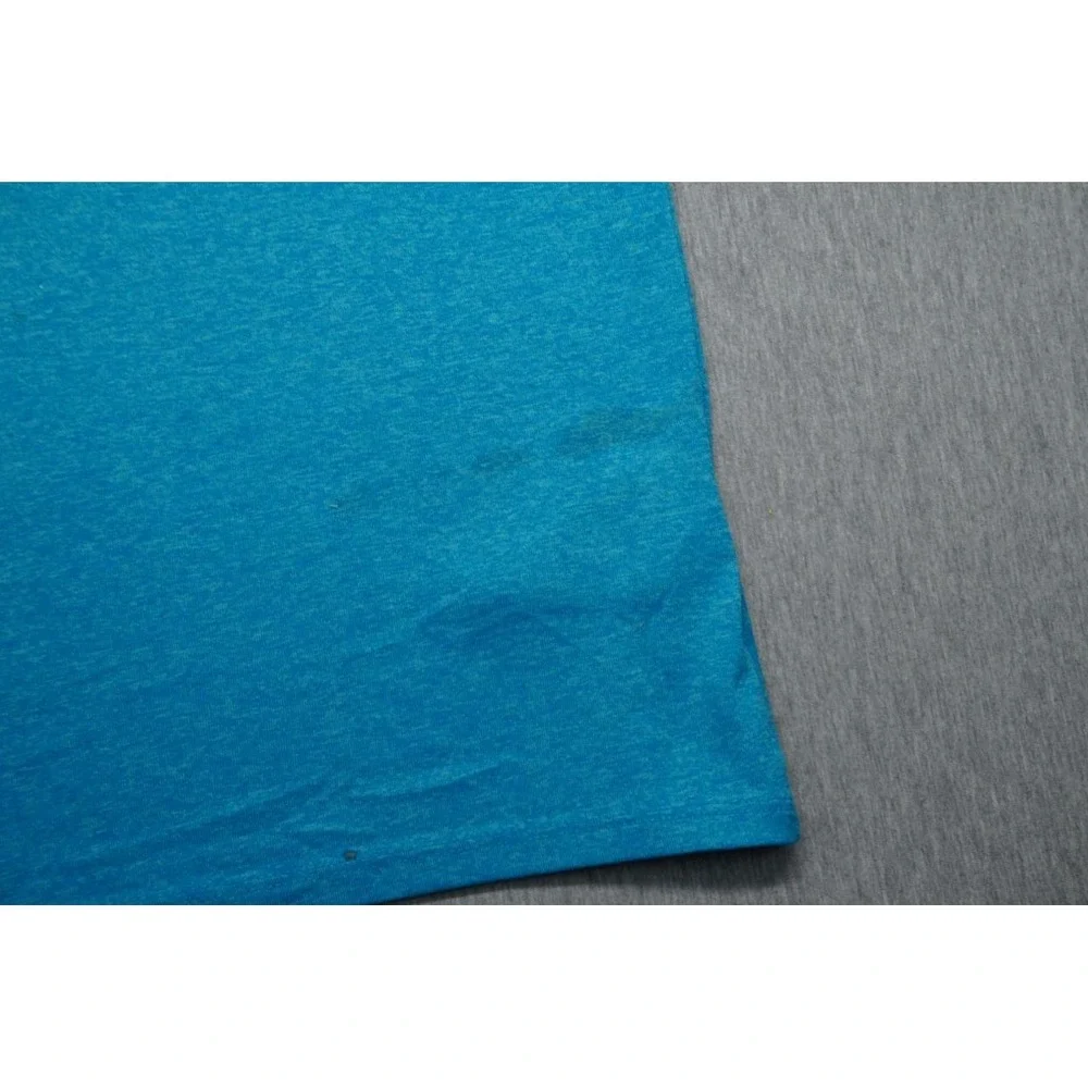 Nike Pro Shirt Womens Medium Blue‎ Short Sleeve Scoop Neck Dri Fit